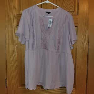 Torrid Size 2 Mauve Blouse